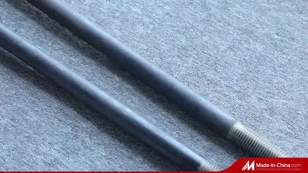 中国ファスナー炭素鋼亜鉛メッキプレーンブラックステンレス鋼角頭ボルトとナットカスタマイズされたサイズの熱間鍛造ボルト付きビッグボルト